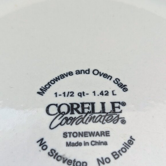 Corelle Coordinates "Chutney" 1-1/2 Qt Mixing Bowl Microwave & Oven Safe - Picture 6 of 6